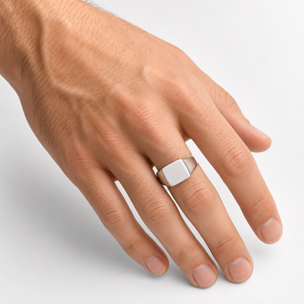 Classic Silver Signet Ring