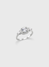 VOGUE | 925 Sterling Silver Solitaire Ring with Zircon Stone