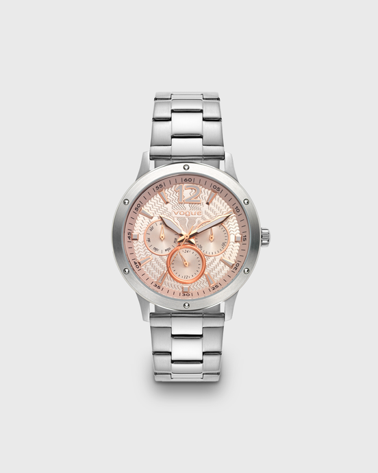 VOGUE | Mastery Silver Stainless Steel Bracelet Watch