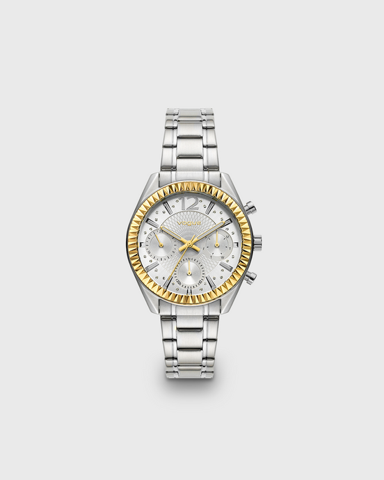 VOGUE | Happy Sport Crystals Watch with Silver Stainless Steel Bracelet