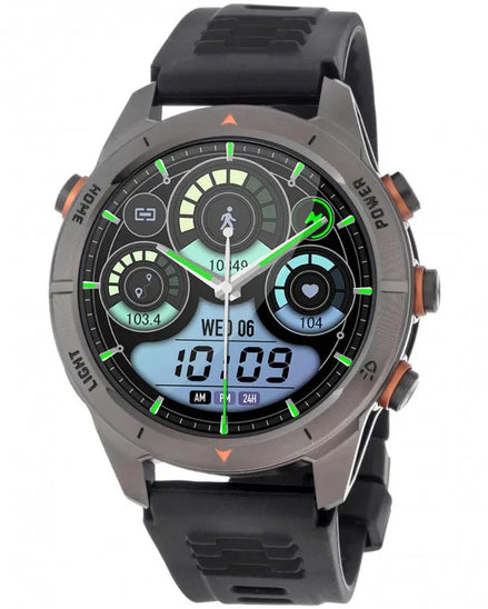Ρολόι 3GUYS Smartwatch Black Stainless Steel Bracelet