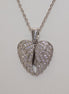 Stainless Steel Angel Necklace with Opening Wings & Zircon Stones