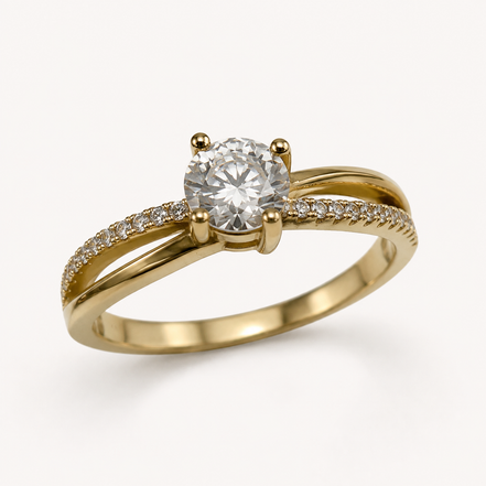 Lumière Solitaire Ring