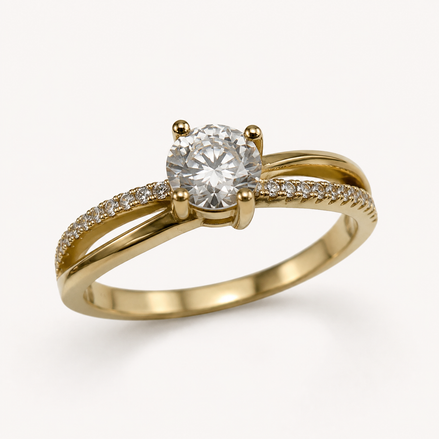 Lumière Solitaire Ring