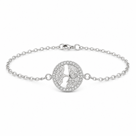 Tree of Life Bracelet in Sterling Silver 925