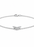 Pavé Butterfly Bracelet in Sterling Silver 925