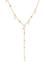 STAINLESS STEEL GOLD NECKLACE WITH PEARLS