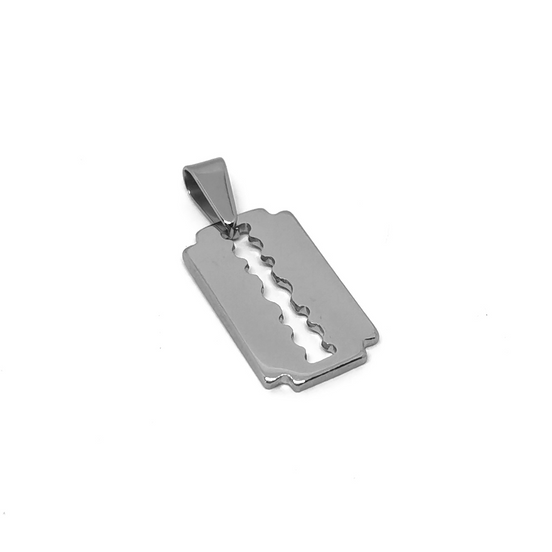 Stainless Steel Razor Blade Pendant