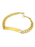 Men's Gold Stainless Steel ID Bracelet