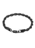 Men's Black Twisted Chain Bracelet