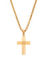 Gold Geometric Cross Necklace