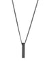 Men’s Black Vertical Bar Necklace