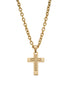 Gold Minimal Cross Necklace