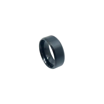 Mattschwarzer Bandring