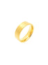 Brushed Gold Band Ring