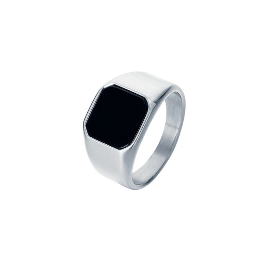 Black Onyx Signet Ring