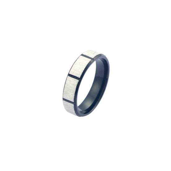 Modern Two Tone Men’s Ring