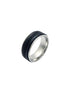 Black Silver Contrast Ring