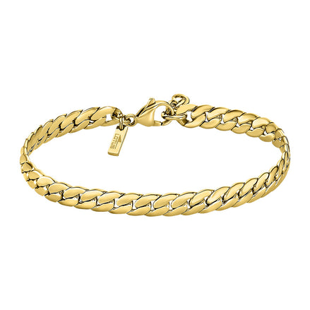 LOTUS | Herren-Edelstahl-Panzerarmband – Gold