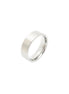 Brushed Silver Band Ring